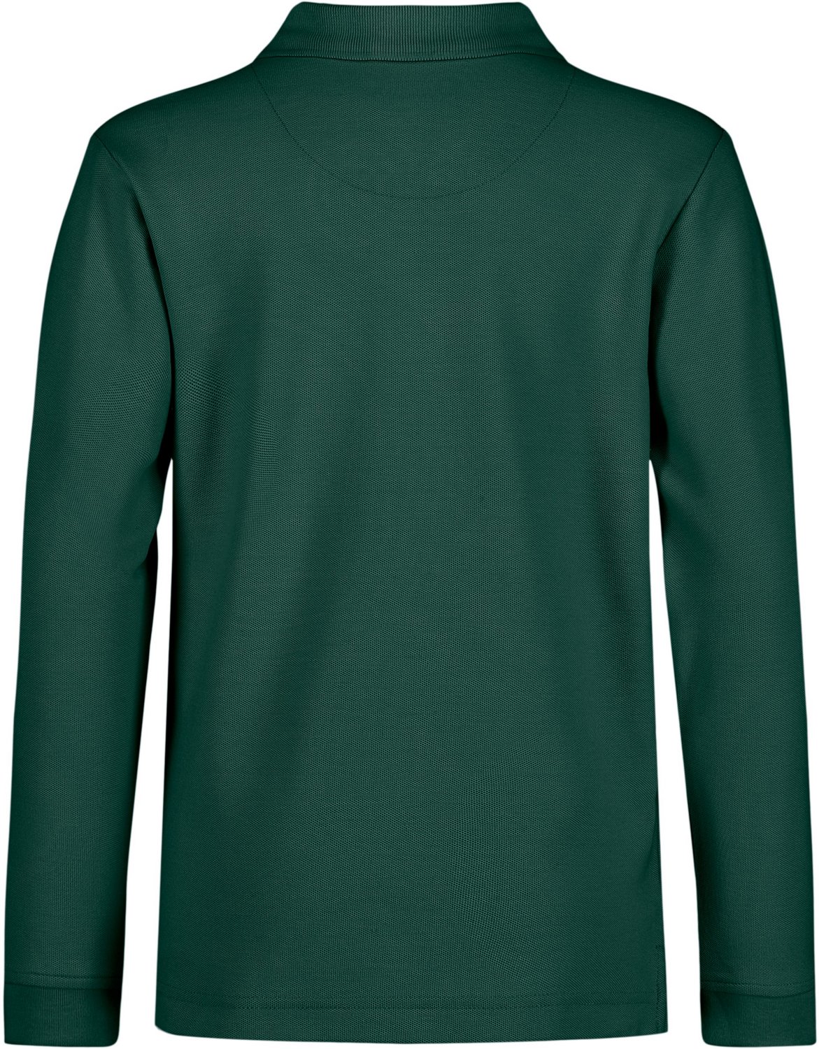 Nautica Boys' Husky Double Pique Long Sleeve Polo Shirt - view number 4