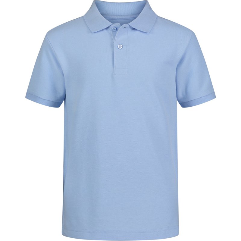 Nautica Toddler Boys' Double Pique Short Sleeve Polo Shirt Light Blue, 3 Toddler - Women's Uniform Bottoms at Academy Sports