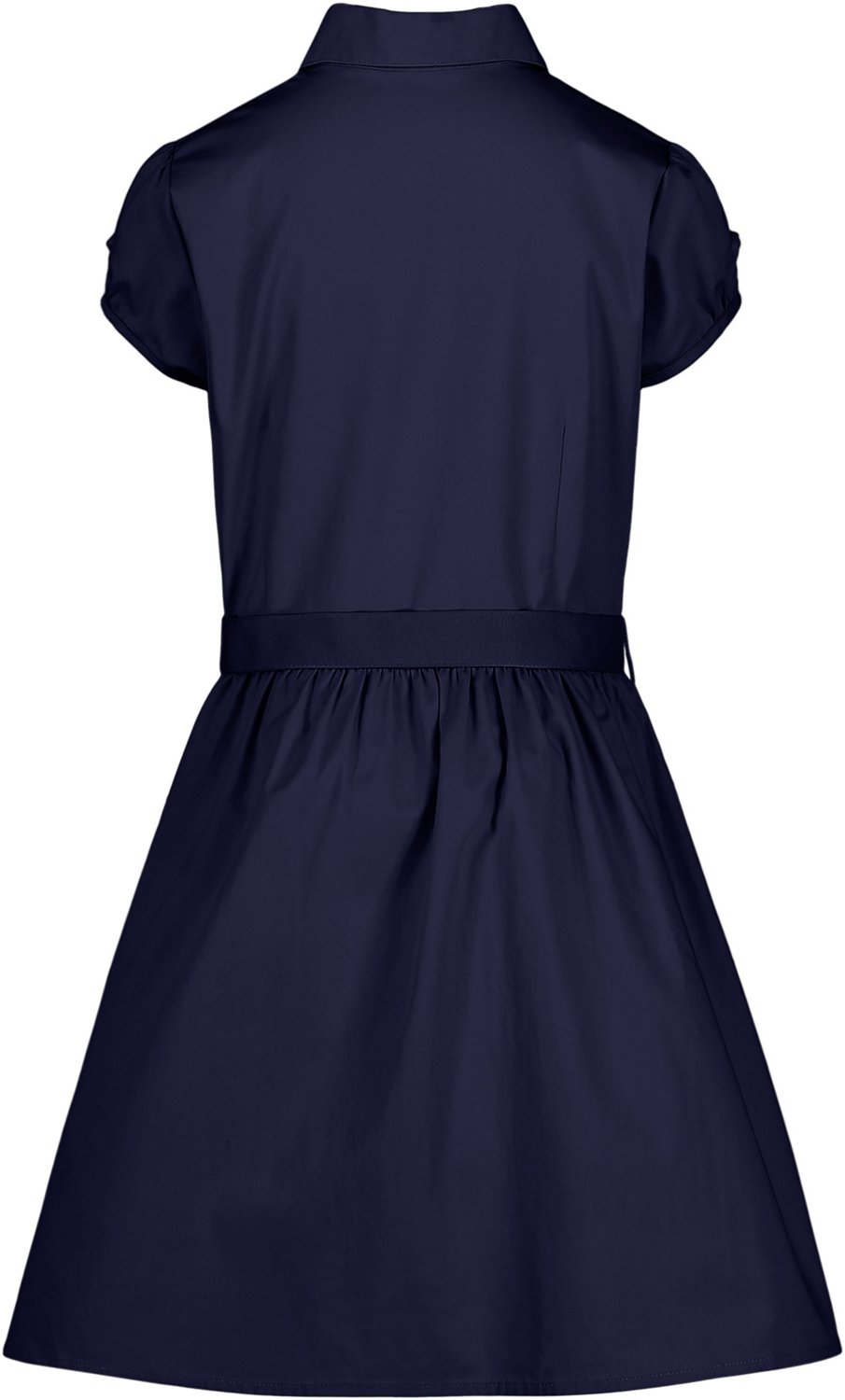 Nautica Girls' 4-6x Belted Short Sleeve Shirt Dress - view number 2