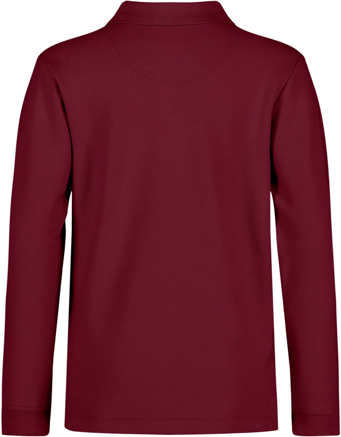 Nautica Boys' Husky Double Pique Long Sleeve Polo Shirt - view number 2