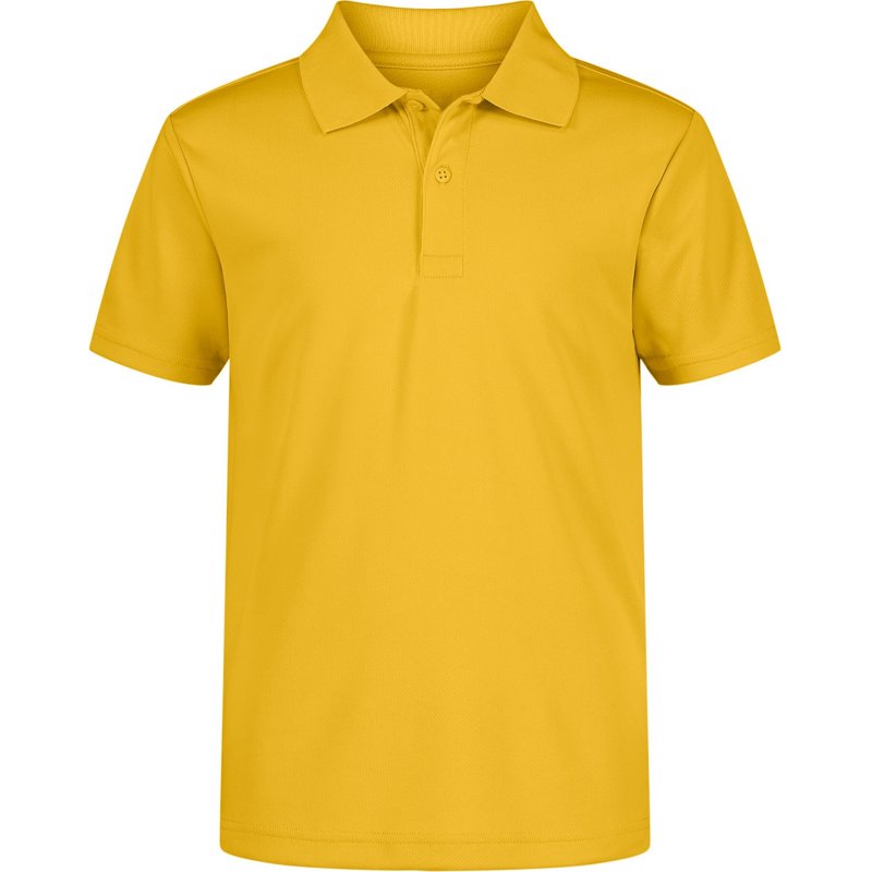 Nautica Big Boys Uniform Quick Dry Short Sleeve Performance Stretch Polo - Gold