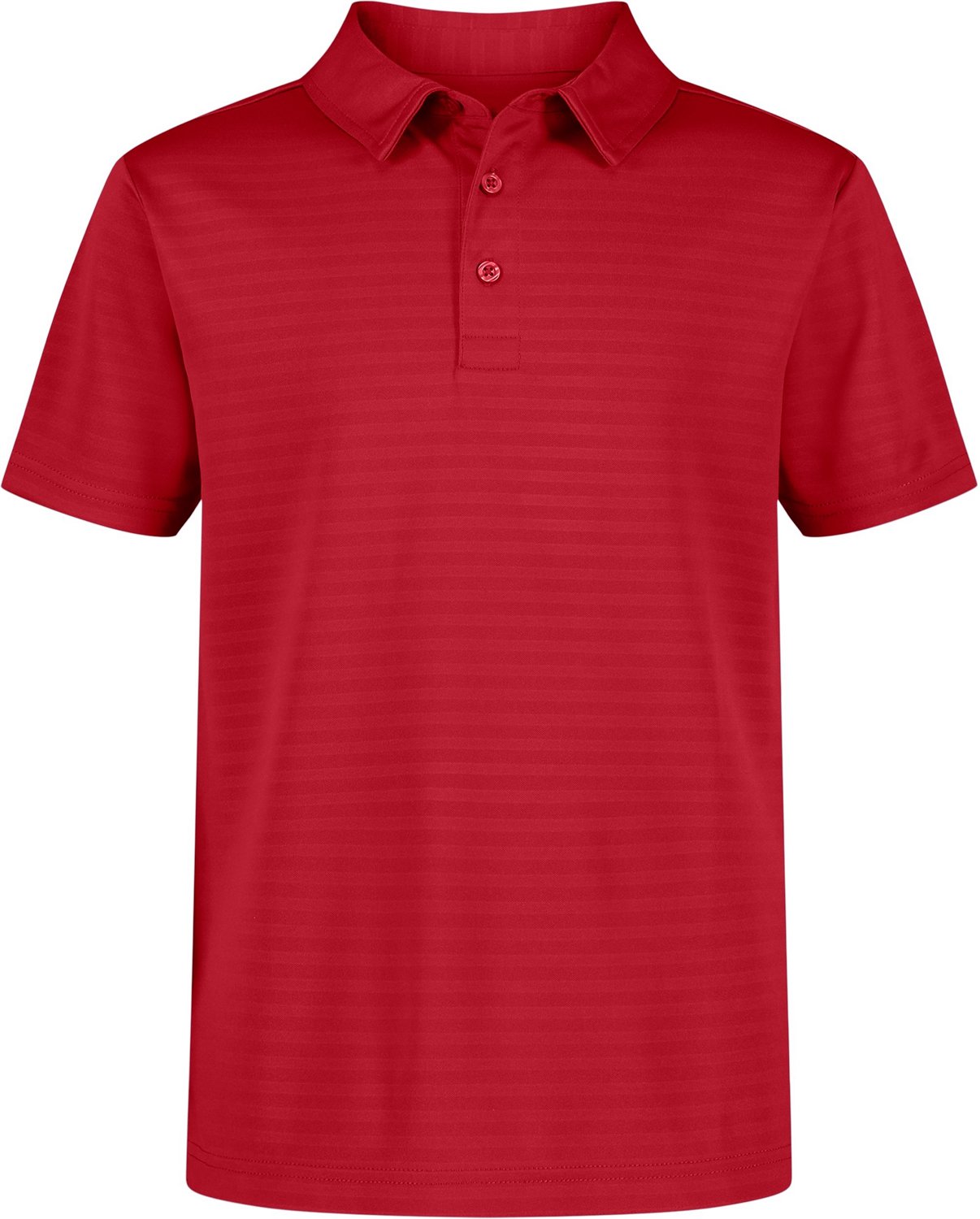 Nautica Boys' Husky Performance Stripe Short Sleeve Polo Shirt