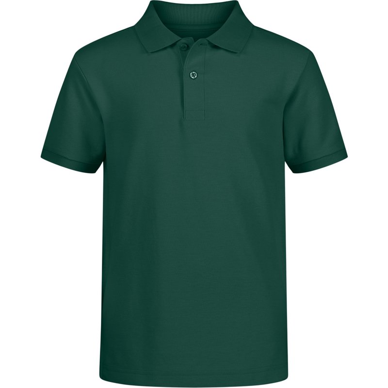 Nautica Husky Boys Uniform Stretch Double Pique Polo - Hunter