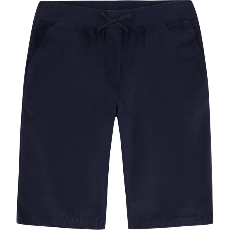 Nautica Toddler Girls' Pull On Skinny Bermuda Shorts Navy Blue, 2 Toddler - Women's Uniform Bottoms at Academy Sports