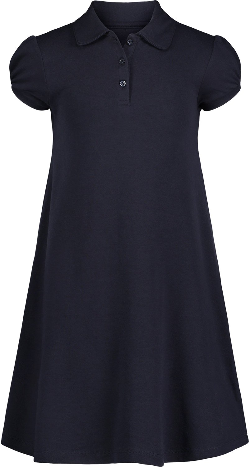 Nautica Girls Plus Interlock High Low Polo Dress