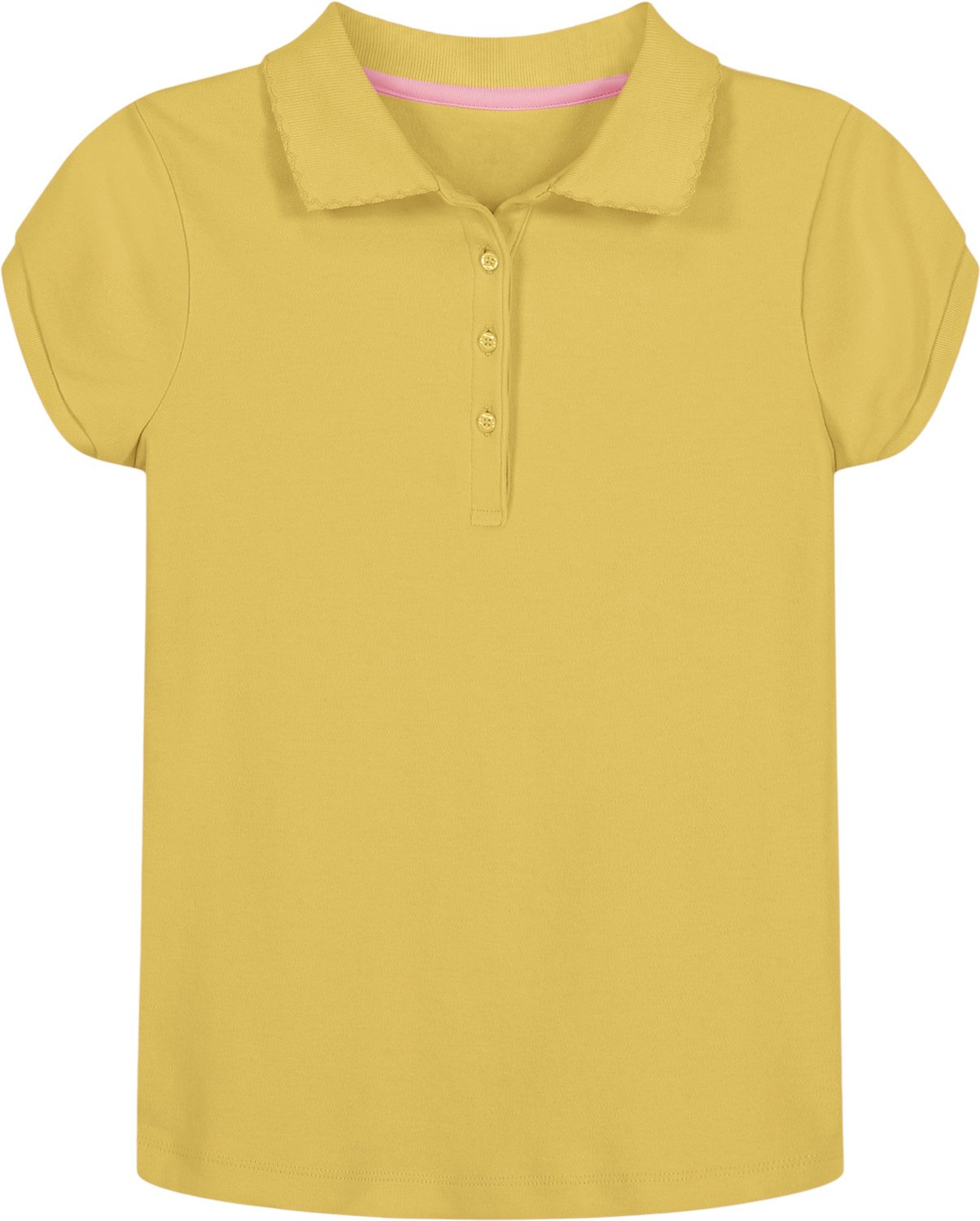 Nautica Girls' Plus Interlock Polo Shirt