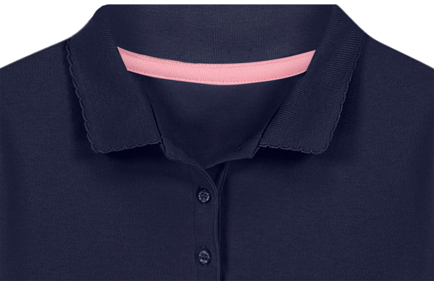 Nautica Girls' Plus Interlock Polo Shirt - view number 3