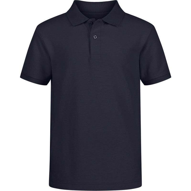 Nautica Little Boys Uniform Stretch Double Pique Polo - Navy
