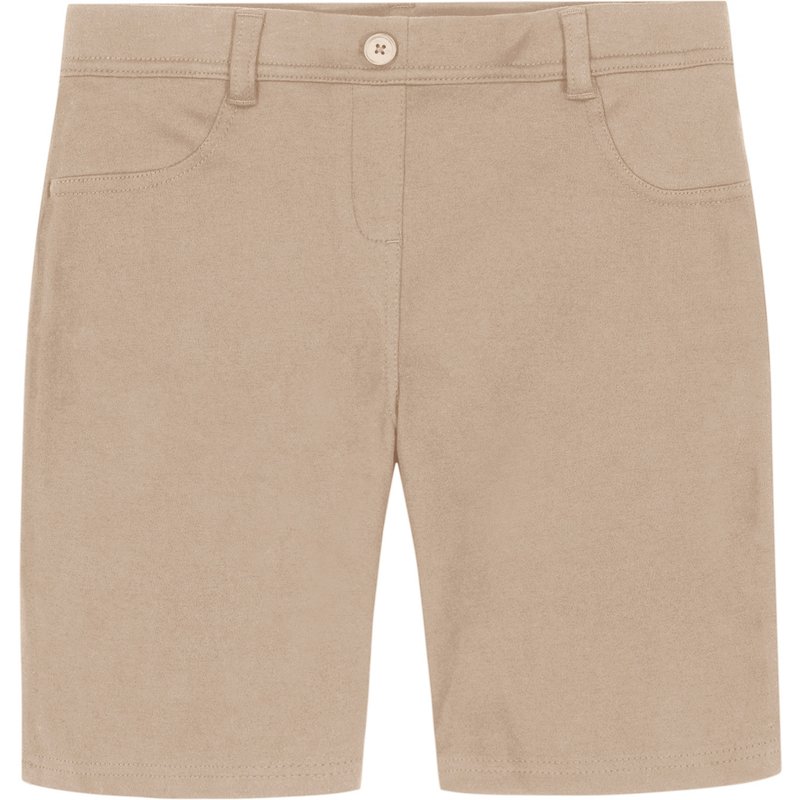 Nautica Toddler Girls' Knit Shorts Khaki, 2 Toddler - Women's Uniform Bottoms at Academy Sports