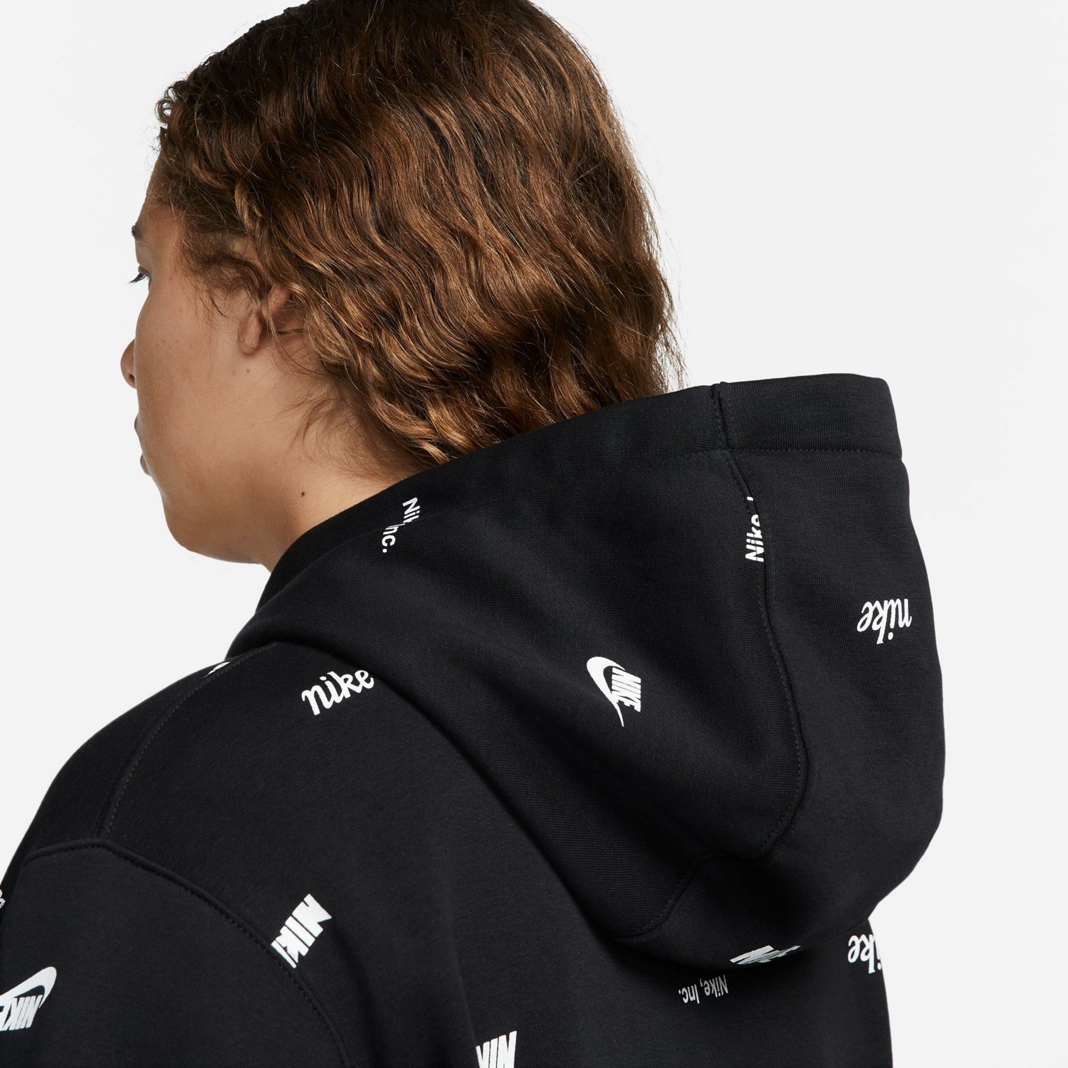 Nike Men's Club Fleece+ Allover Print Pullover Hoodie - view number 5