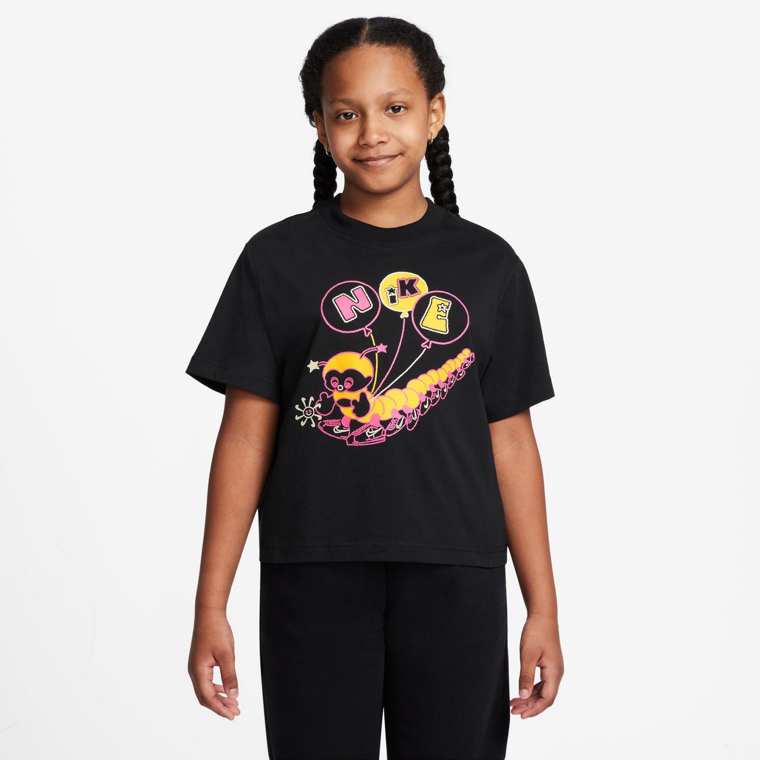 Nike Girls' Sportswear Boxy Graphic T-shirt