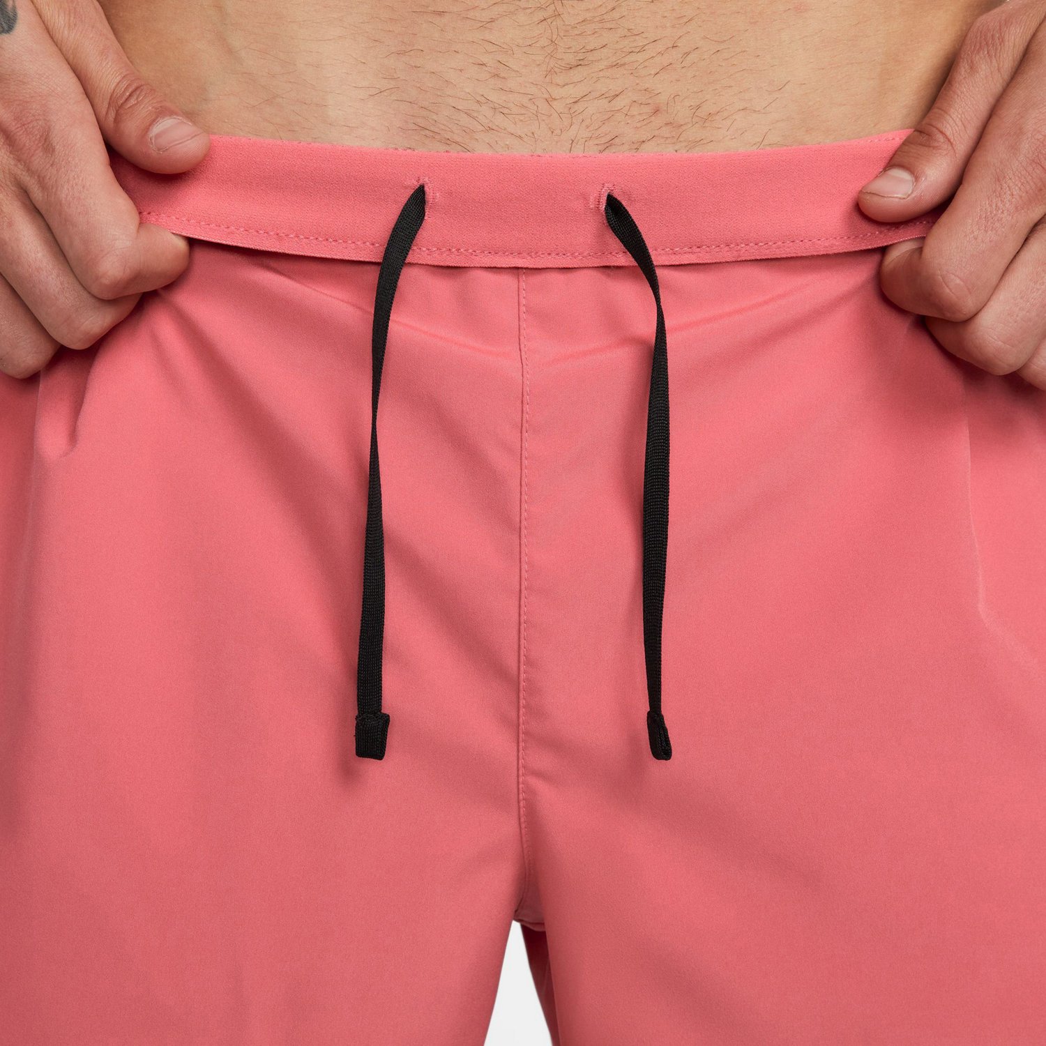 Nike Men's DriFIT Challenger Brief Lined Running Shorts 7 in Academy