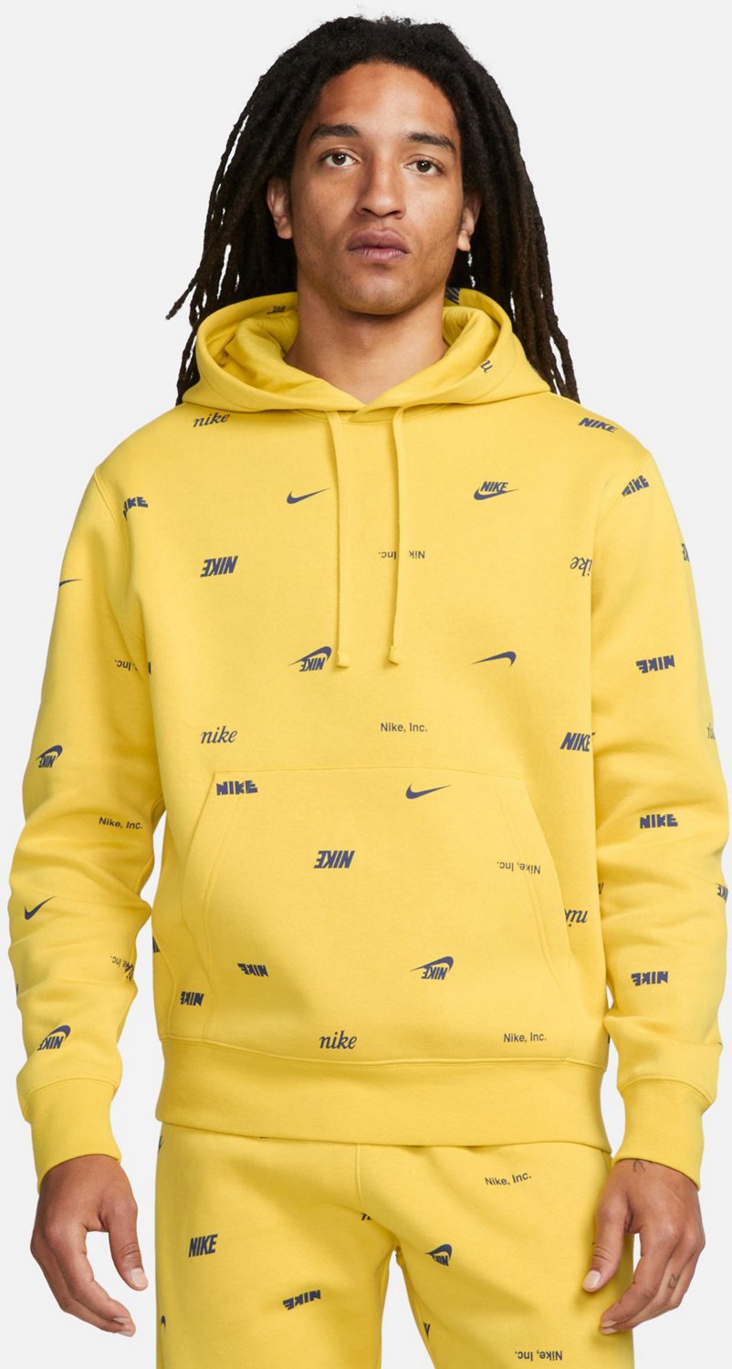 Nike Men's Club Fleece+ Allover Print Pullover Hoodie