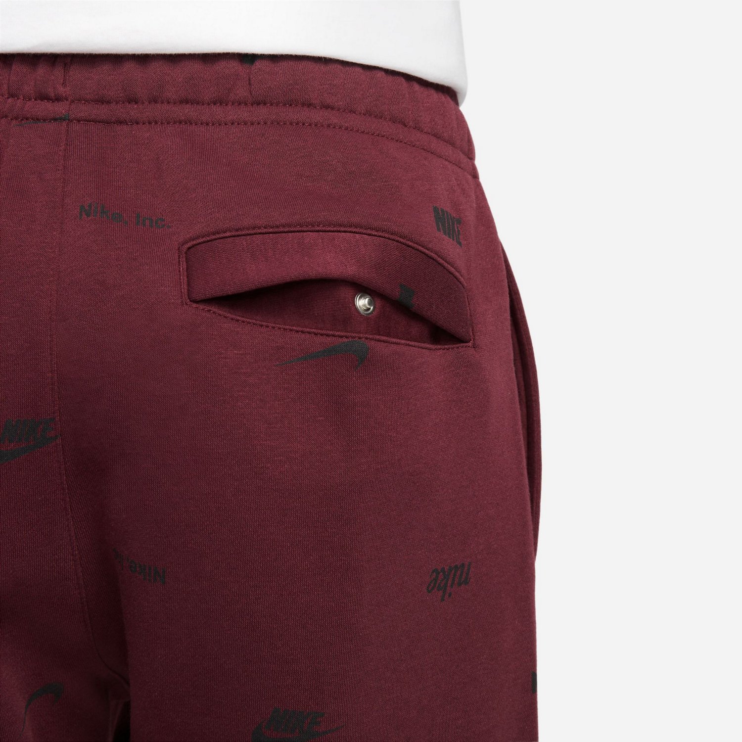 Nike Men's Club Fleece+ Brushed-Back Allover Print Joggers - view number 5