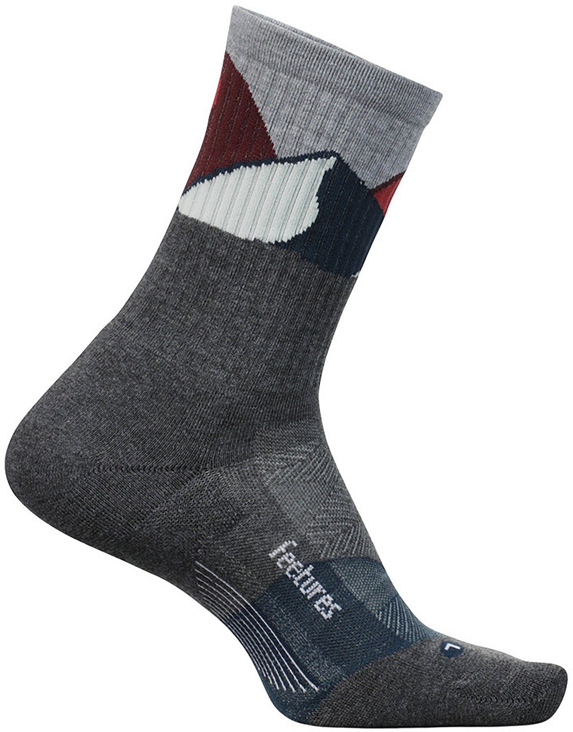 Feetures Trail Max Cushion Mountain Mini Crew Socks Academy