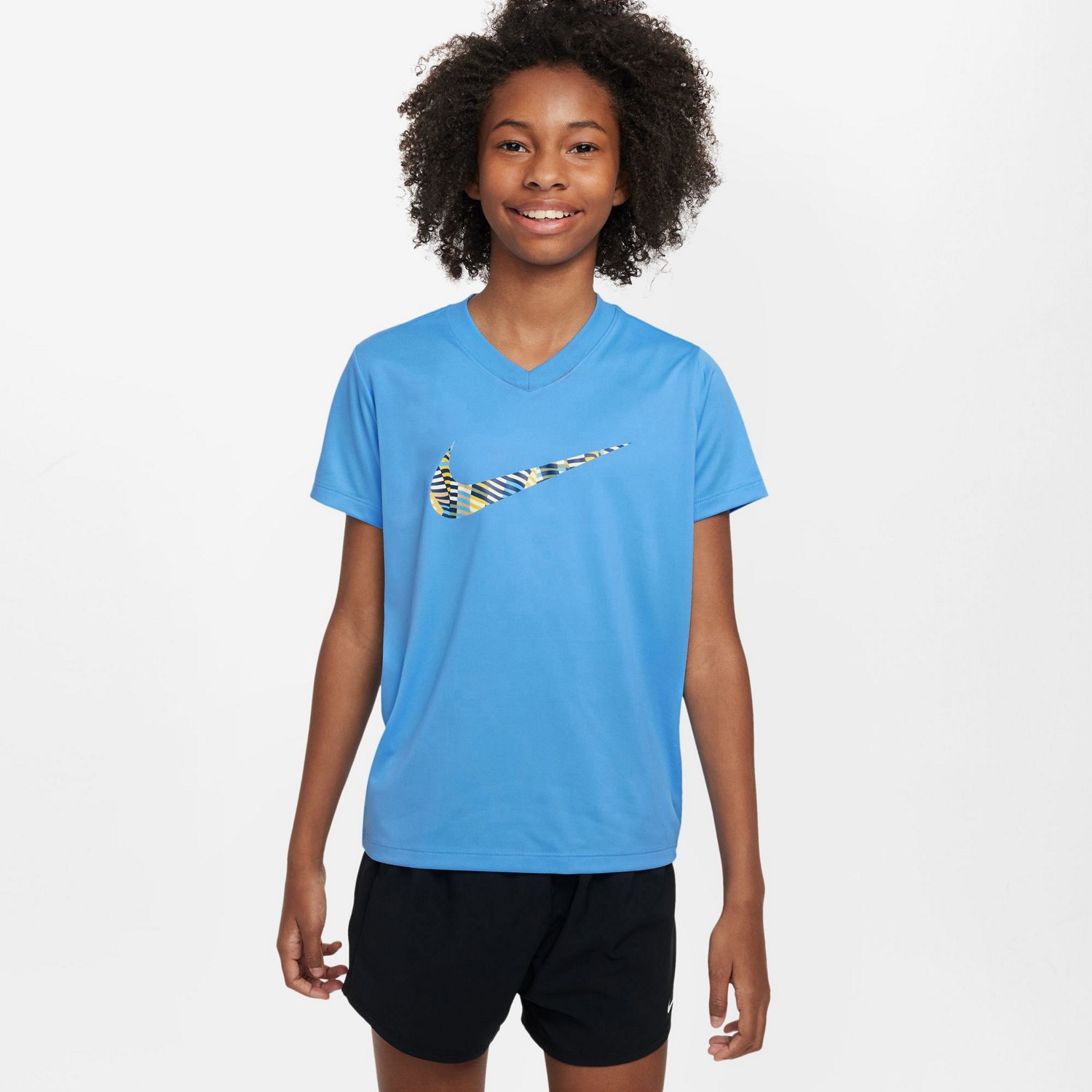 Nike Girls Dri Fit Graphic T Shirt Academy 5634