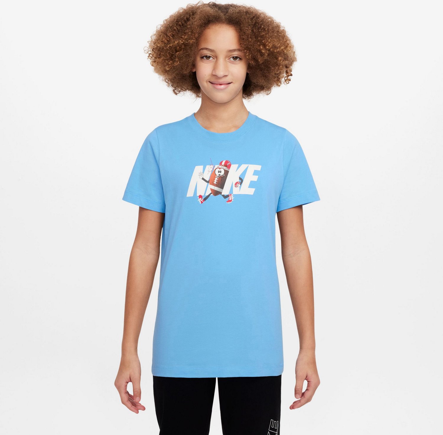 Nike Boys Sportswear Football Graphic T shirt Academy