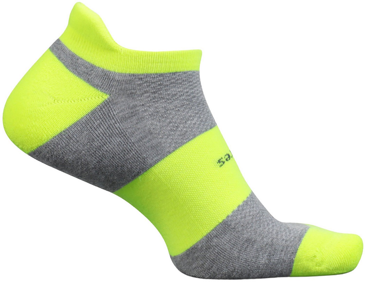 Feetures High Performance Cushion Stripe No Show Tab Socks