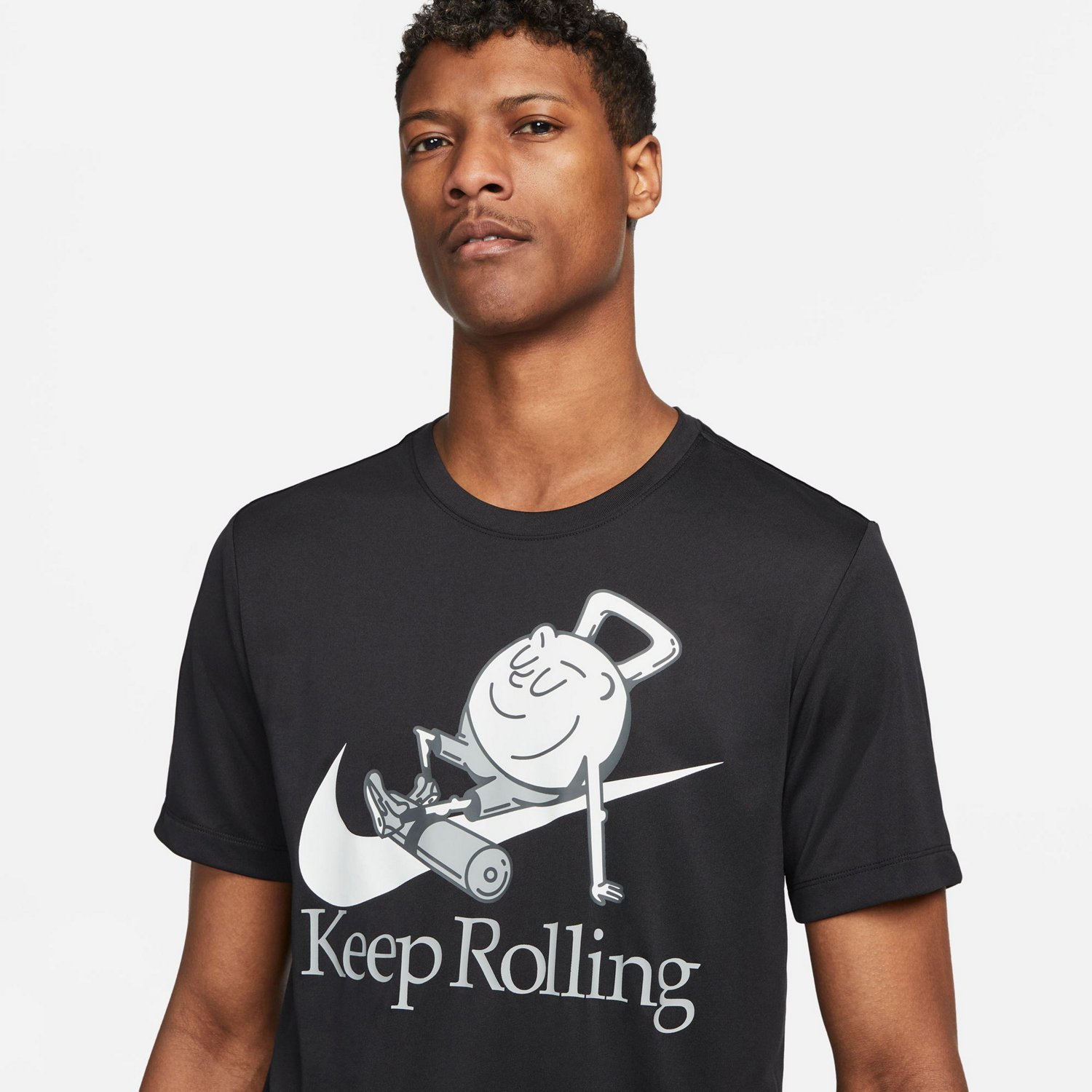 Nike Men's Dri-FIT Fitness T-shirt - view number 3