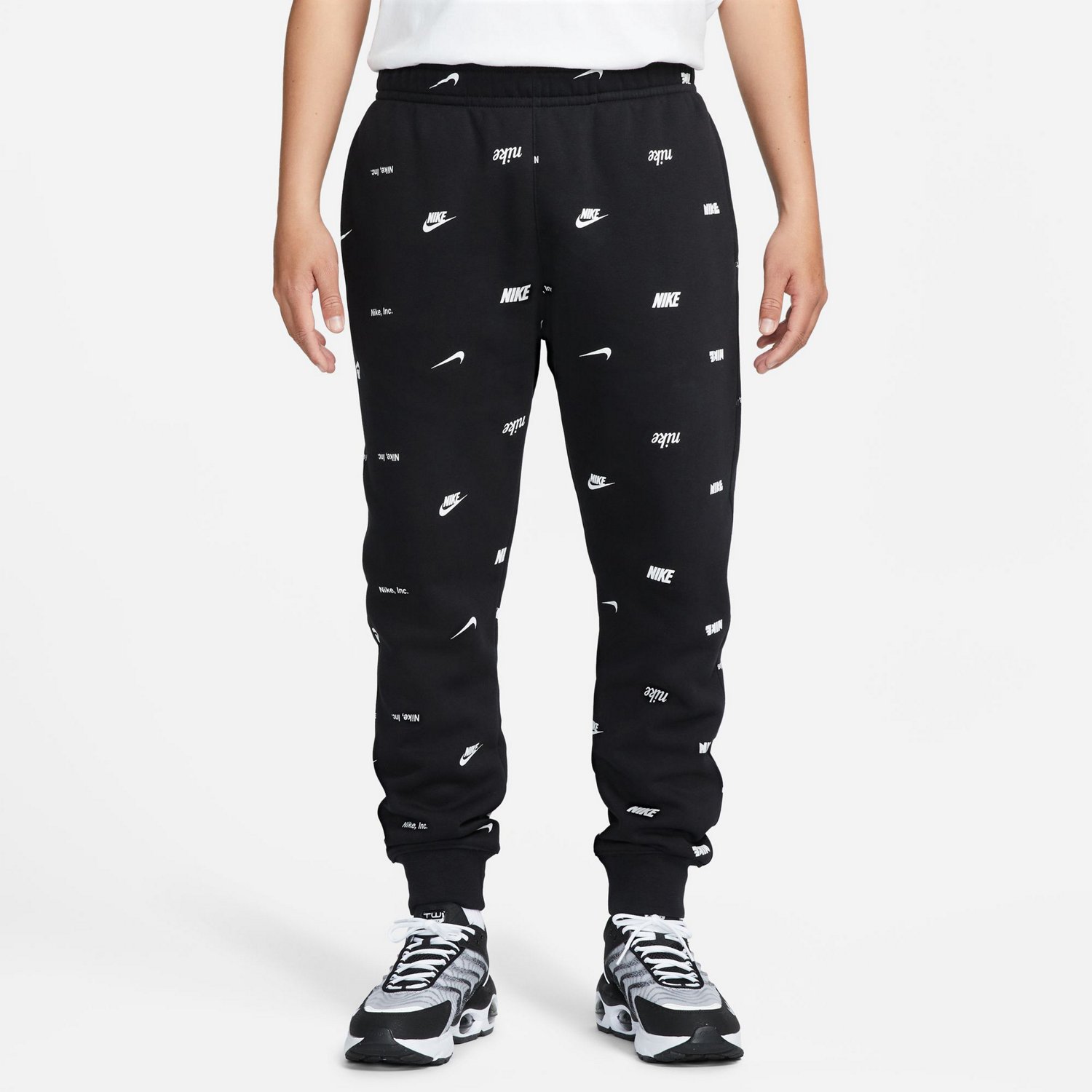 Nike Men's Club Fleece+ BrushedBack Allover Print Joggers Academy