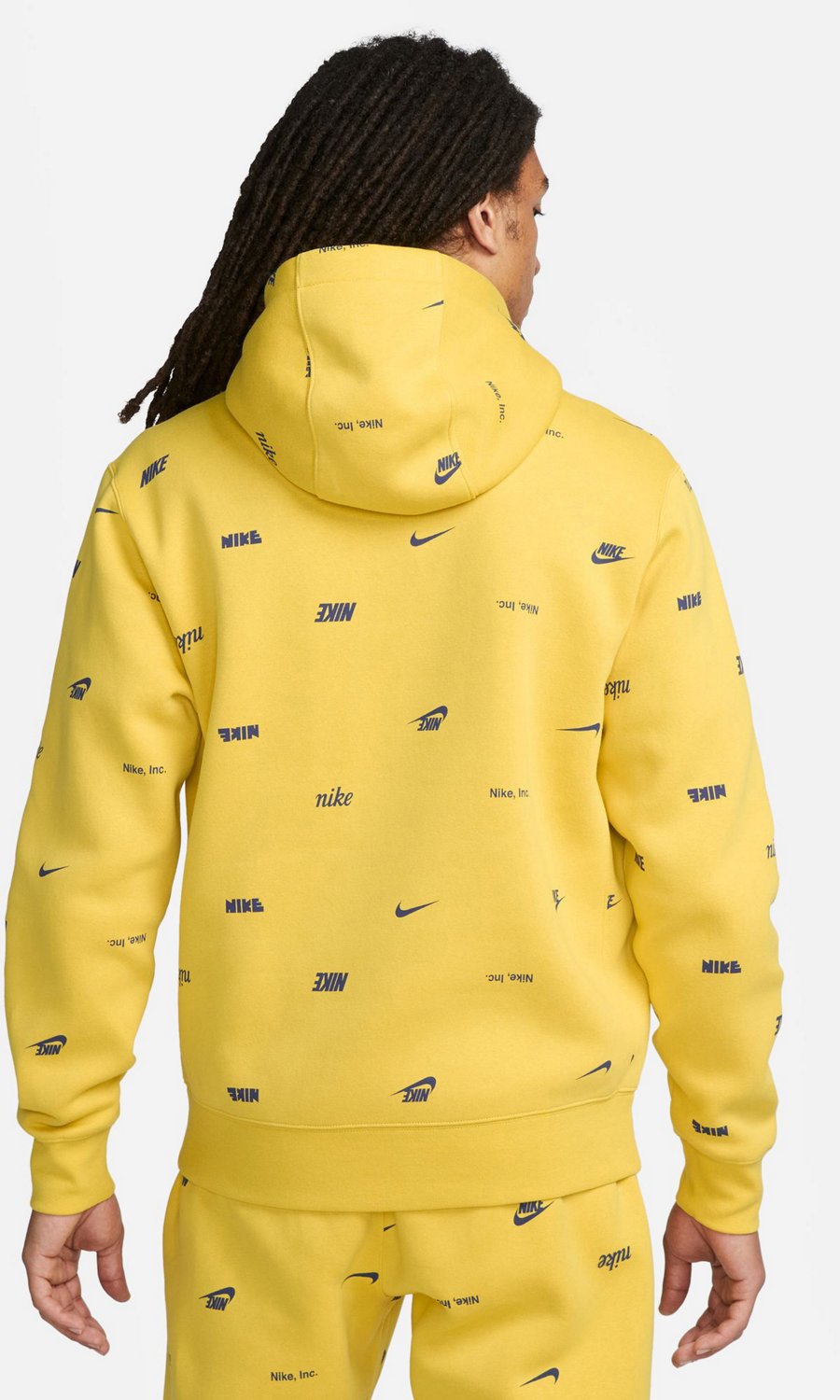 Nike Men's Club Fleece+ Allover Print Pullover Hoodie - view number 2