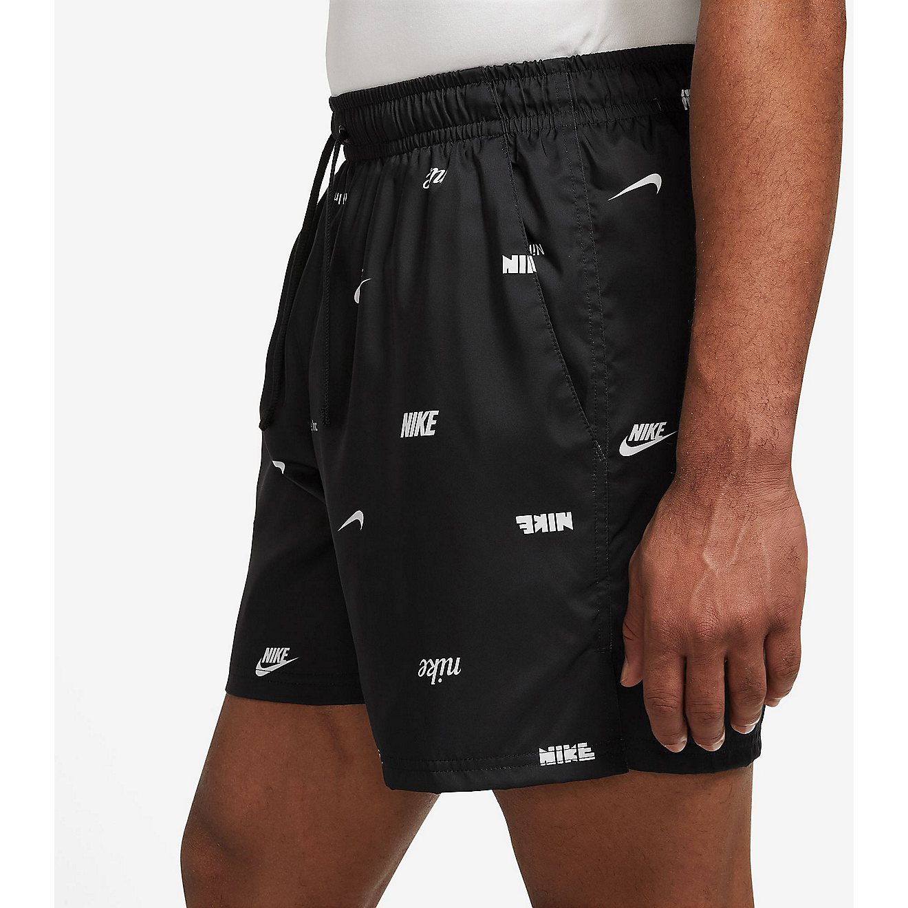 Nike Men's Club+ Woven Allover Print Flow Shorts                                                                                 - view number 3