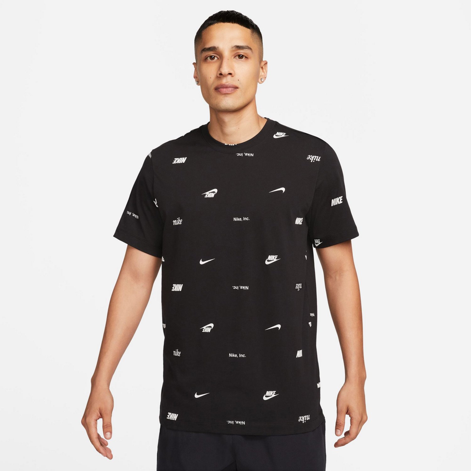 Nike Men's Club+ Allover Print T-shirt | Free Shipping at Academy