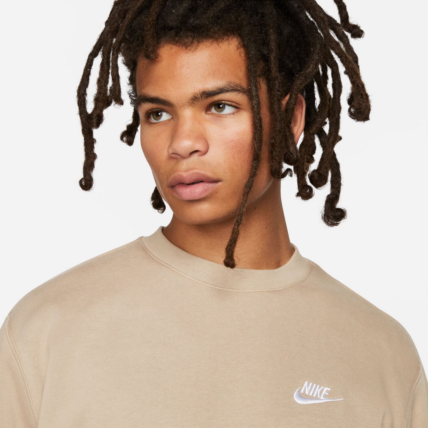 mens nike pullover fleece