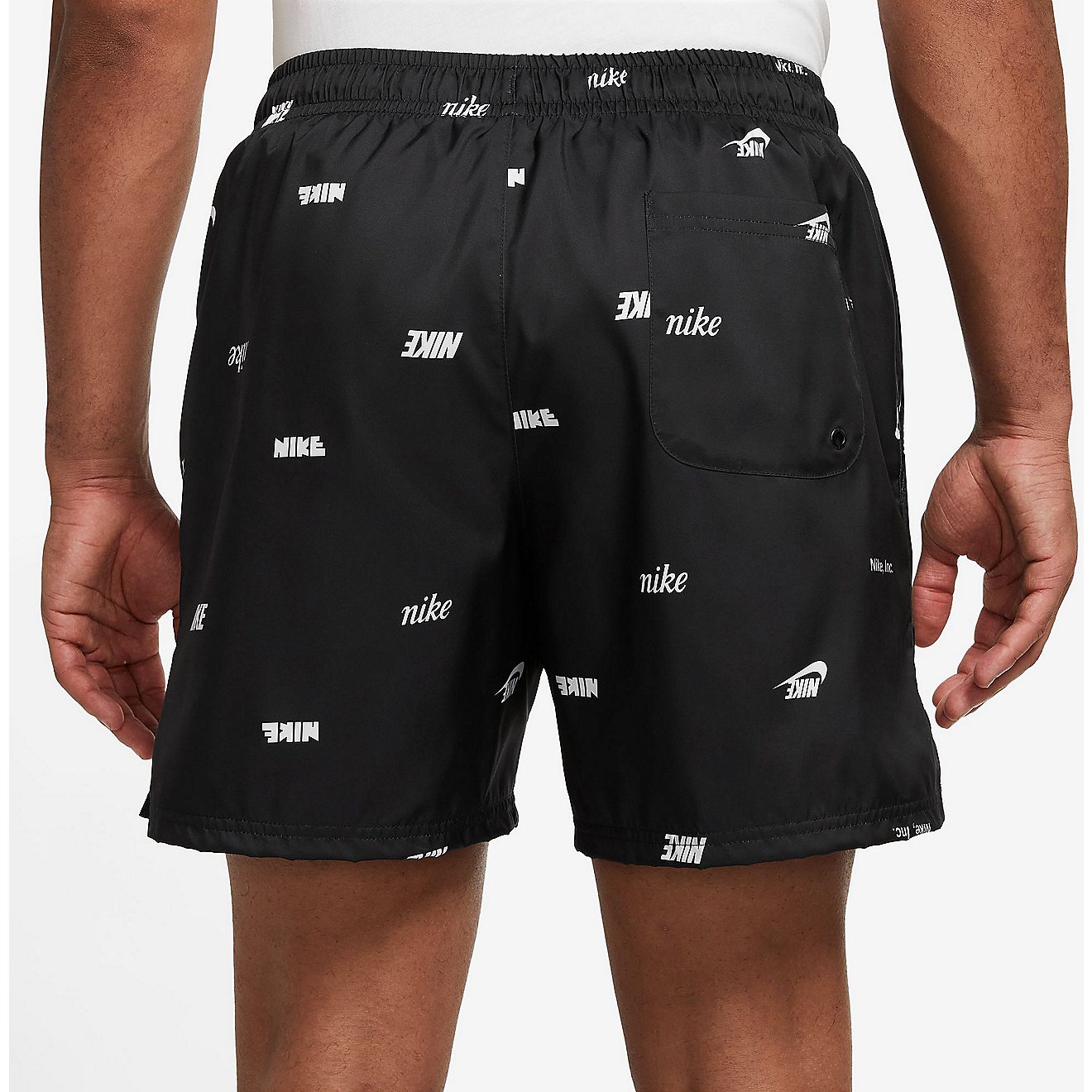 Nike Men's Club+ Woven Allover Print Flow Shorts                                                                                 - view number 2