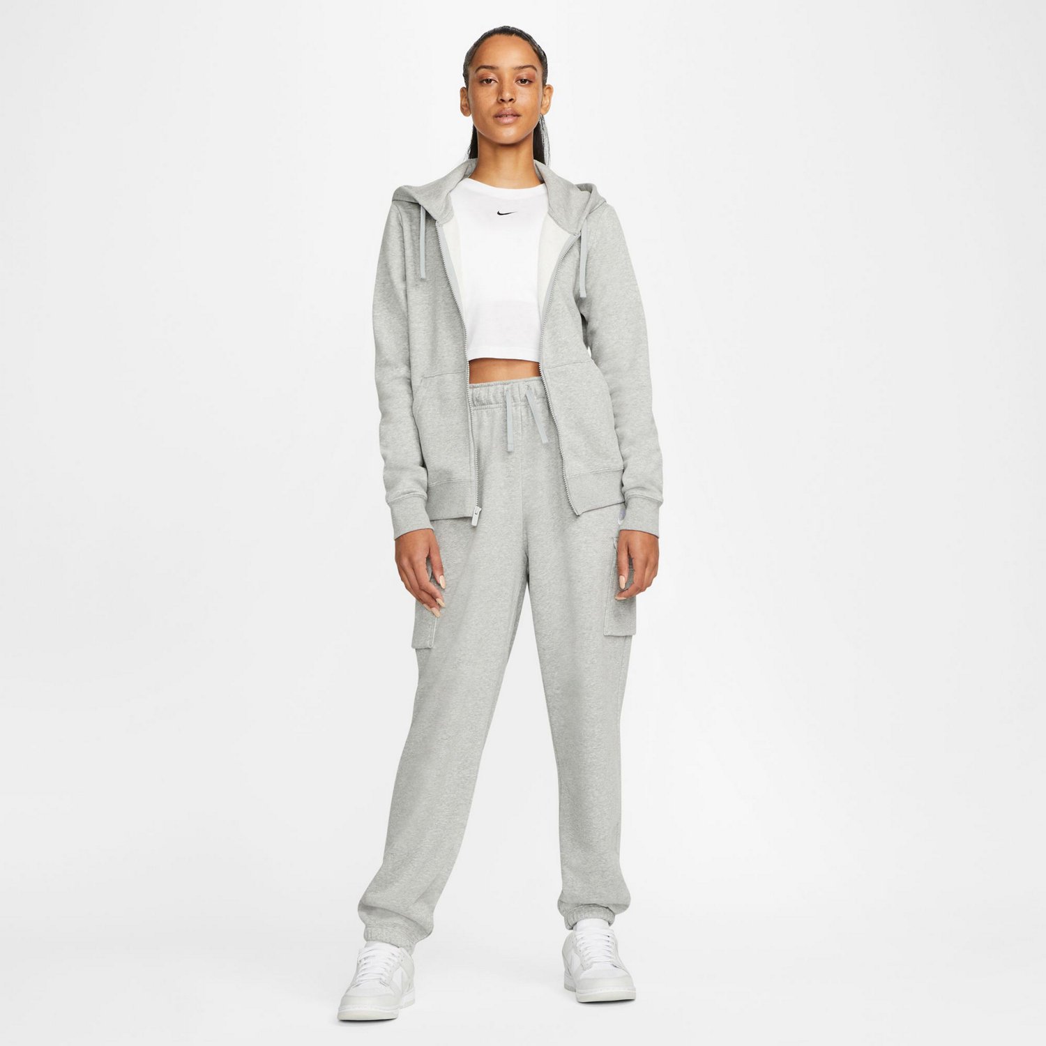 Nike Women's Club Fleece Full-Zip Hoodie - view number 5
