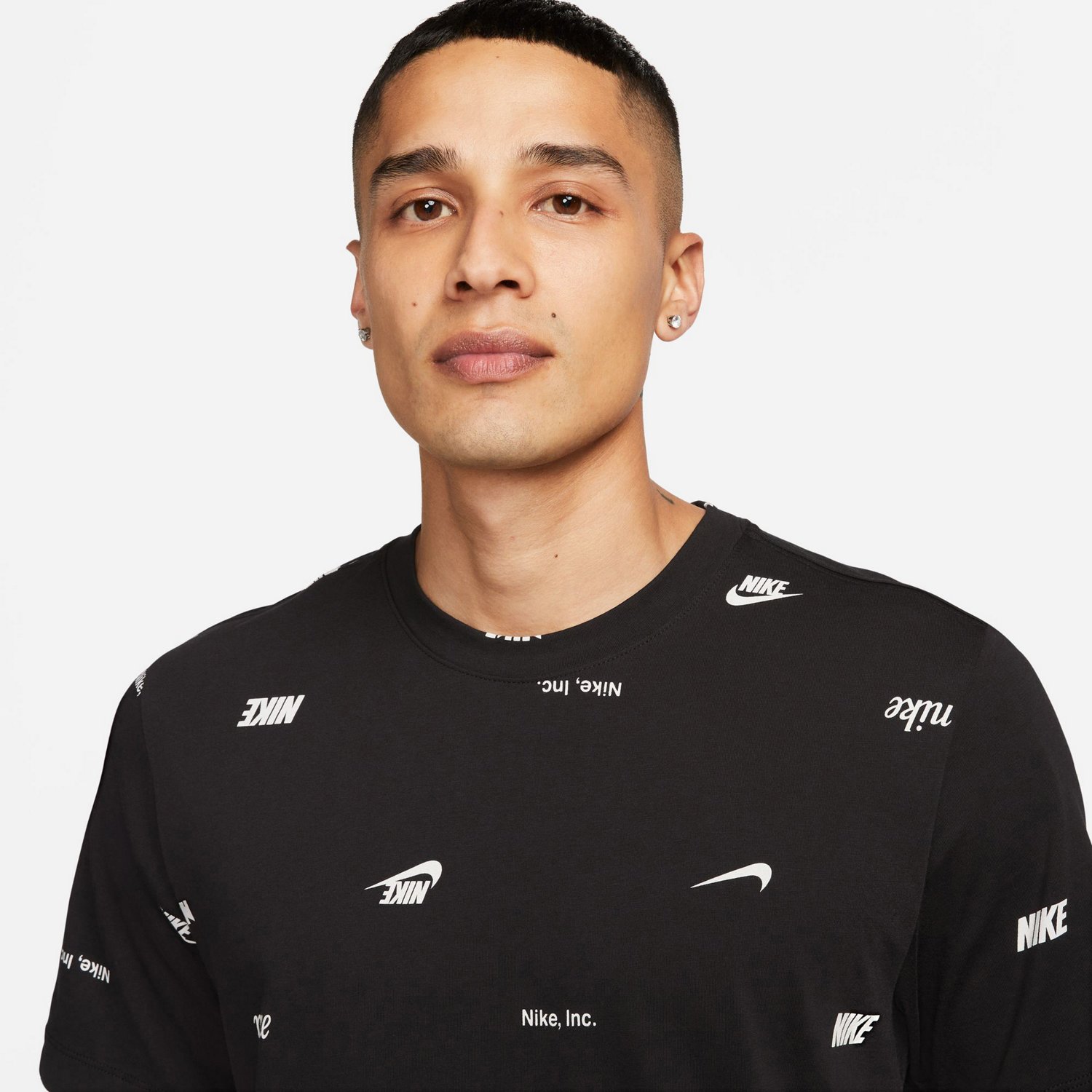 Nike Men's Club+ Allover Print T-shirt - view number 3