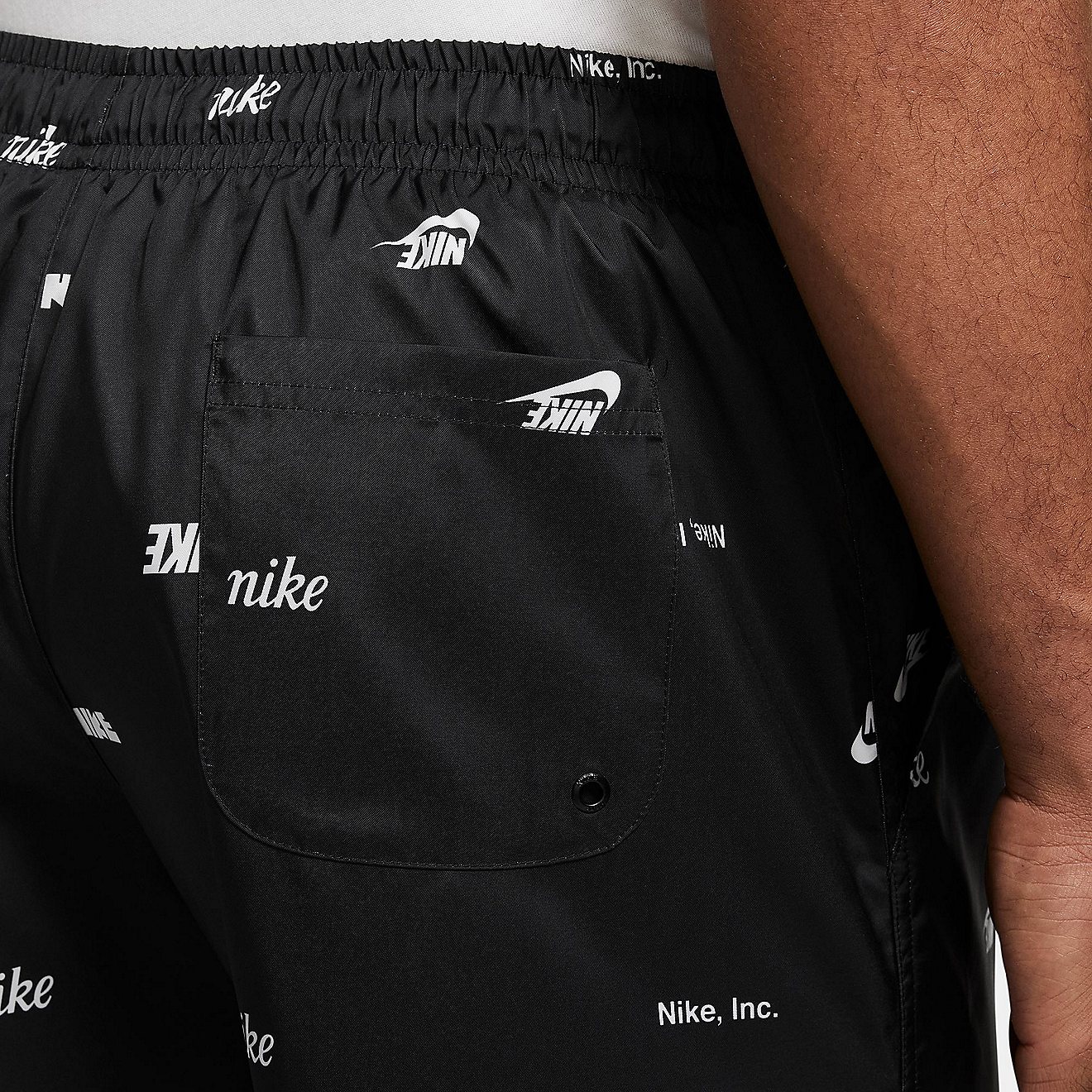 Nike Men's Club+ Woven Allover Print Flow Shorts                                                                                 - view number 4