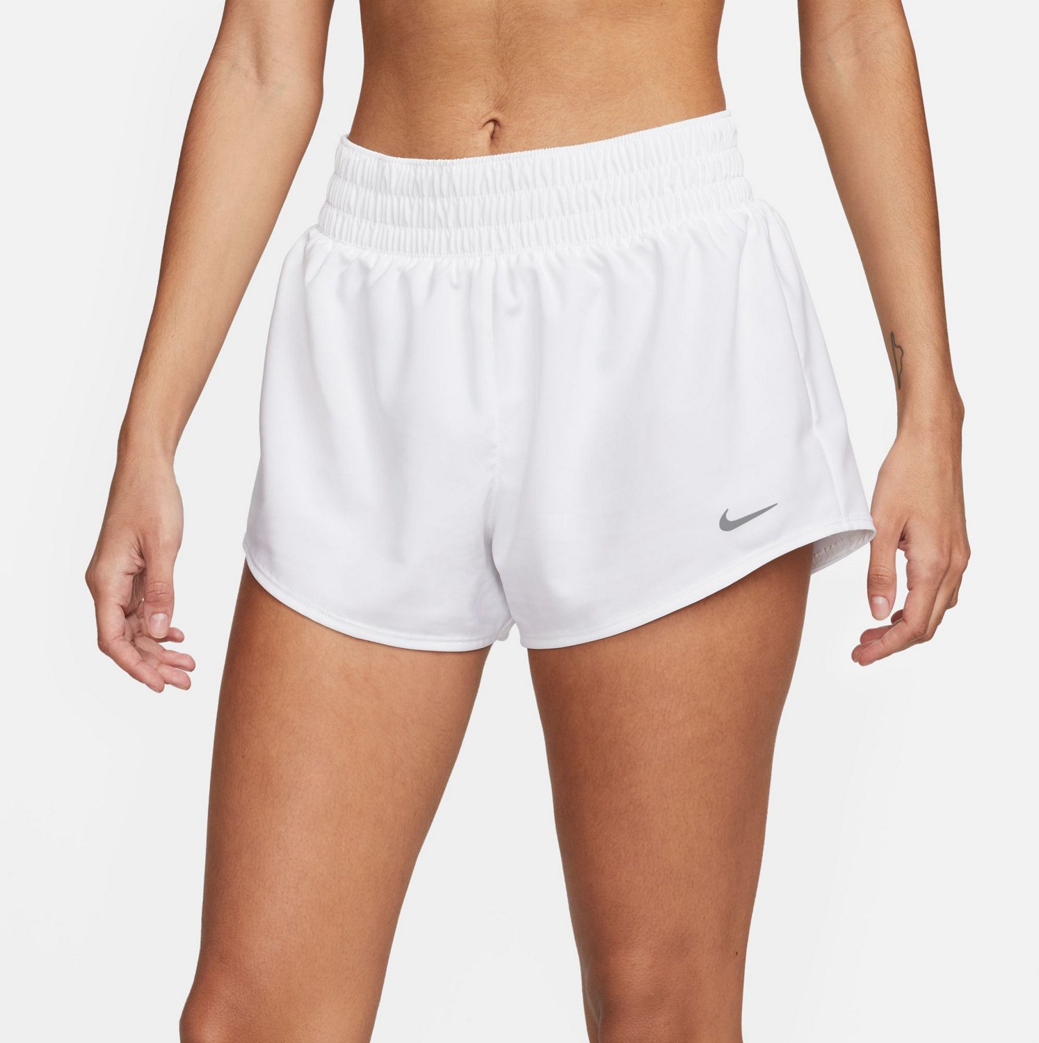 Nike Women's One Dri-FIT Mid-Rise Shorts 3in - view number 3