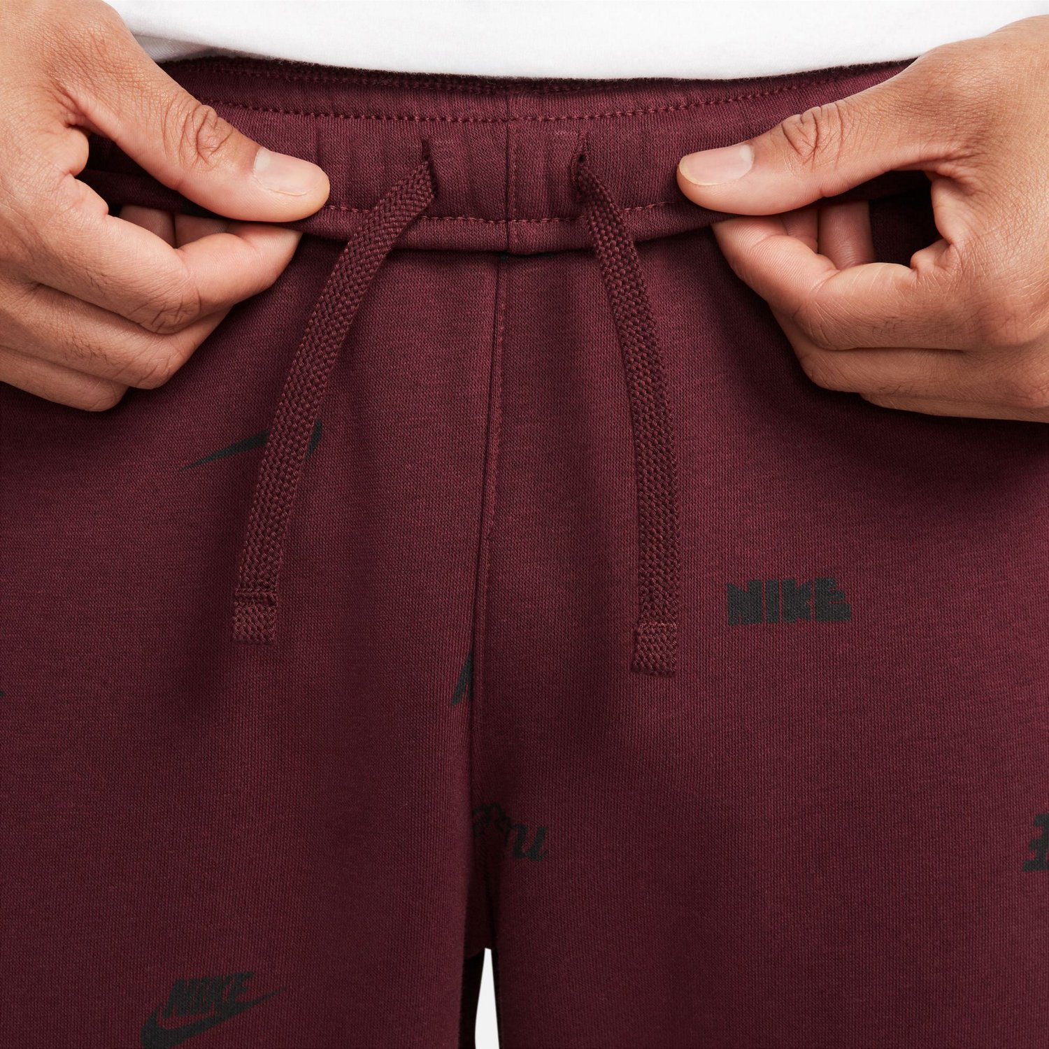 Nike Men's Club Fleece+ Brushed-Back Allover Print Joggers - view number 4