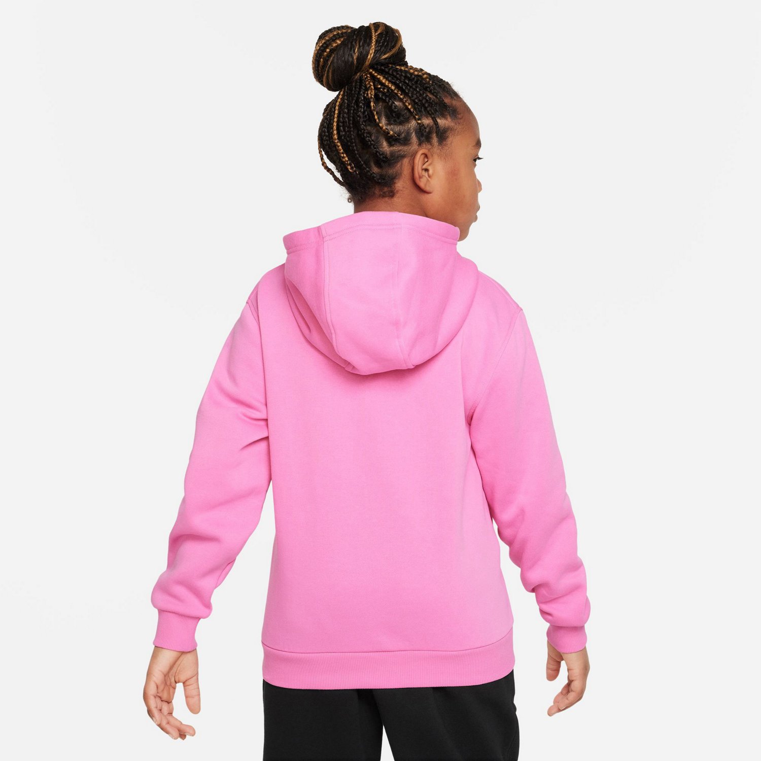 Nike Girls' Sportswear Club Fleece Pullover Hoodie - view number 2