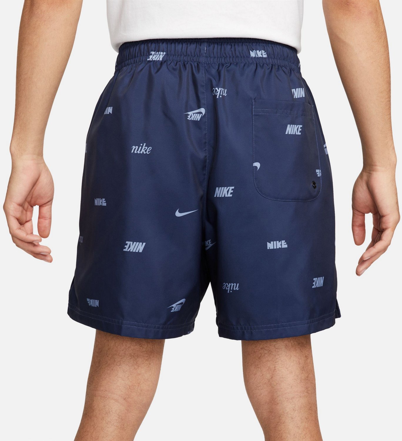Nike Men's Club+ Woven Allover Print Flow Shorts