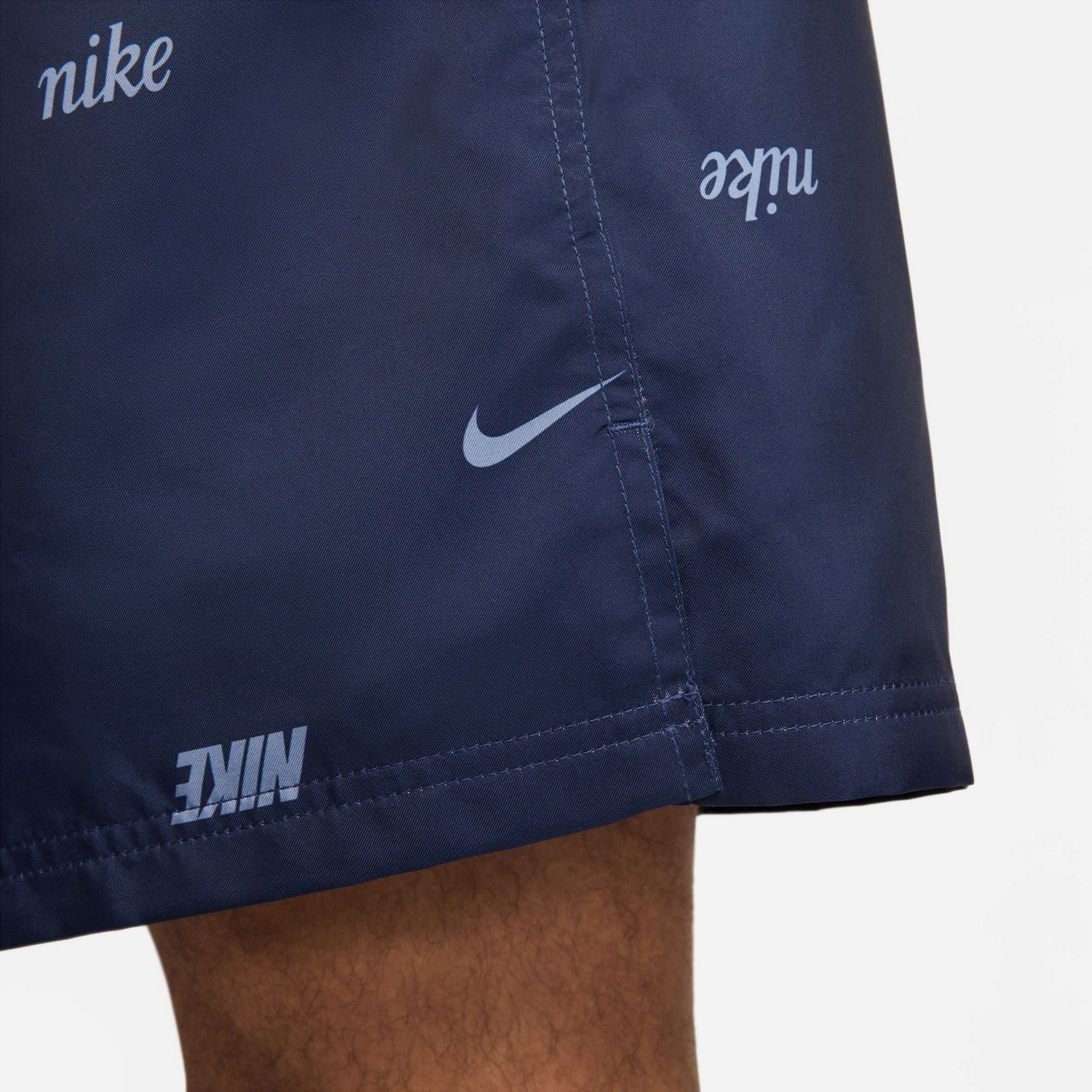 Nike Men's Club+ Woven Allover Print Flow Shorts - view number 5