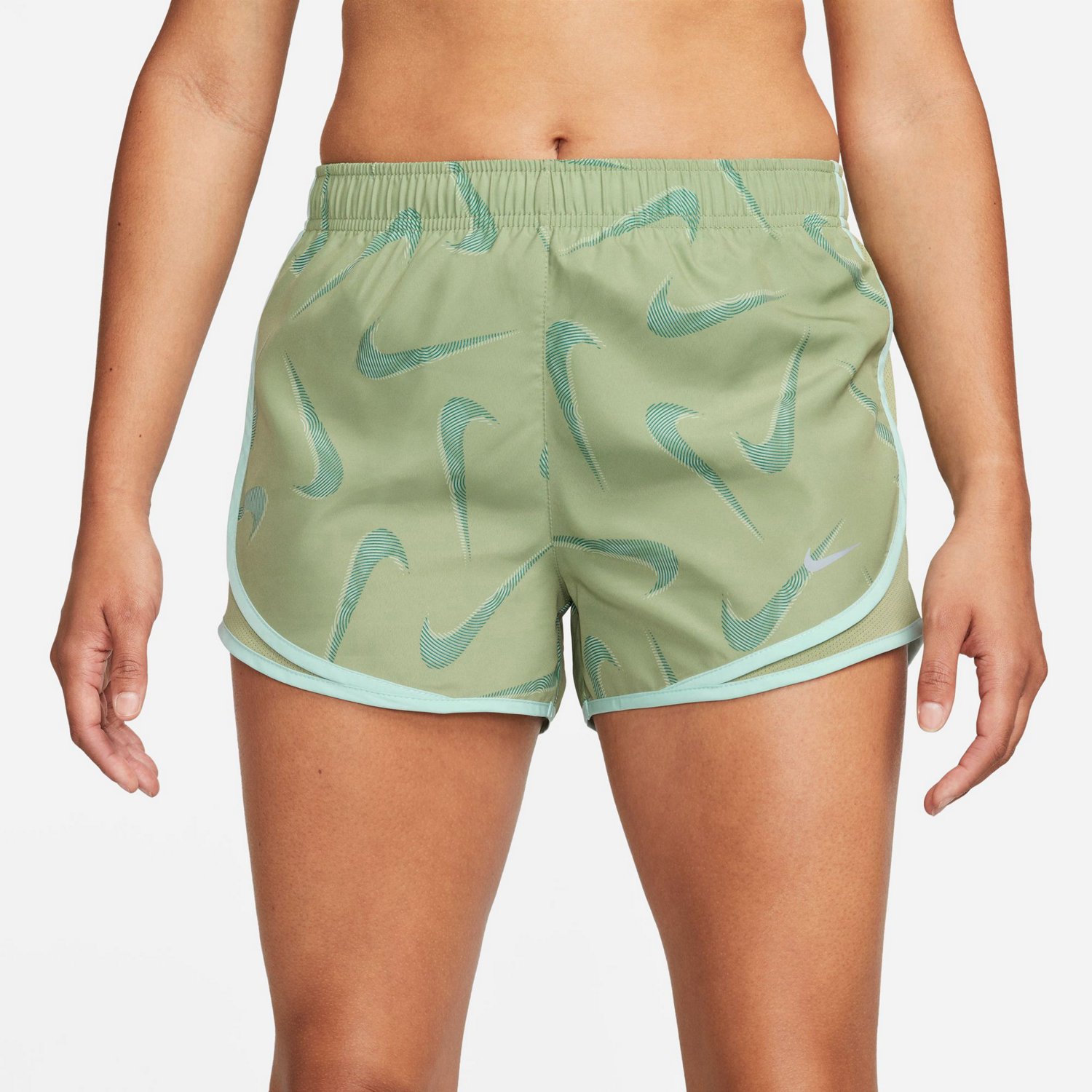 Nike Women's Tempo Swoosh Allover Print Running Shorts - view number 2