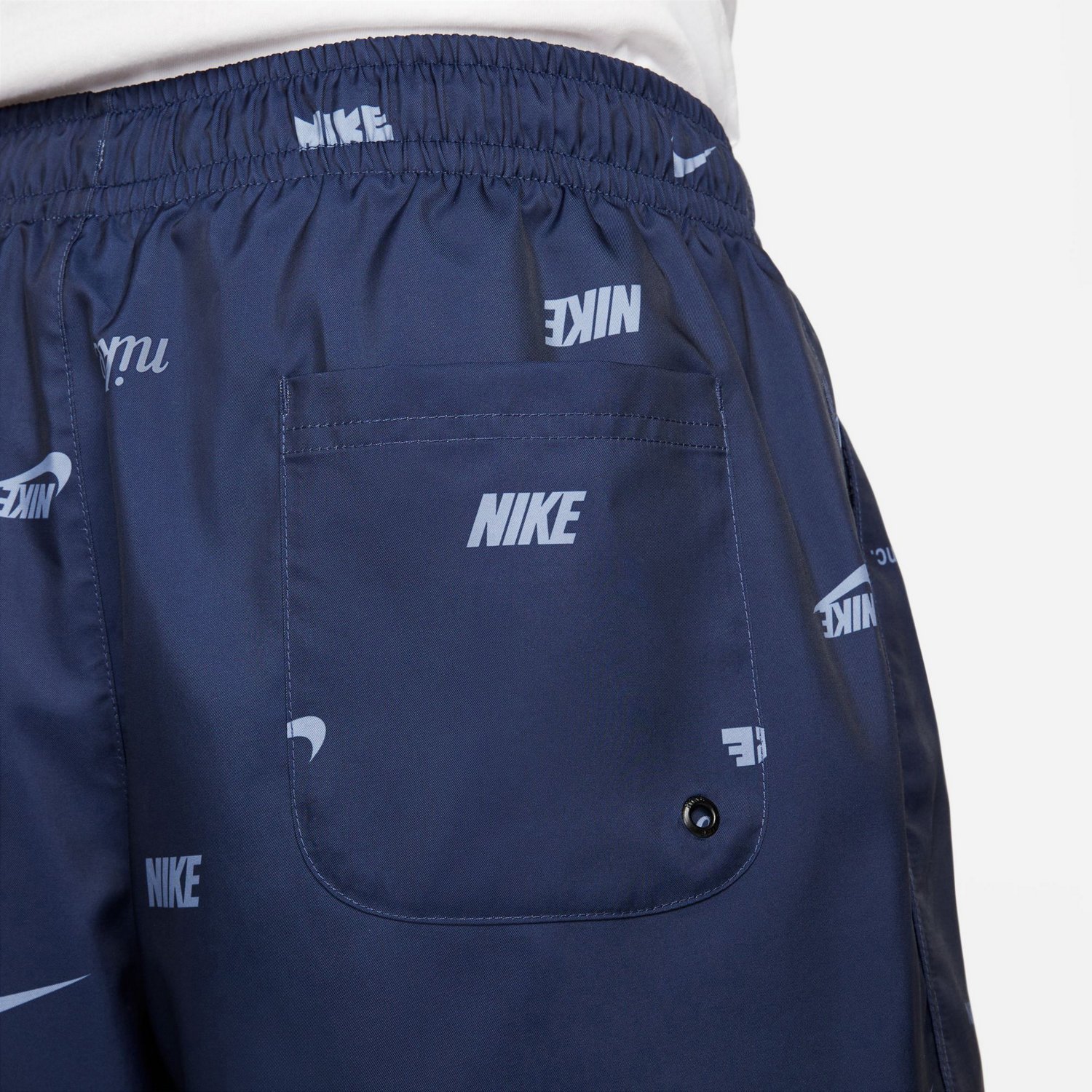 Nike Men's Club+ Woven Allover Print Flow Shorts - view number 6