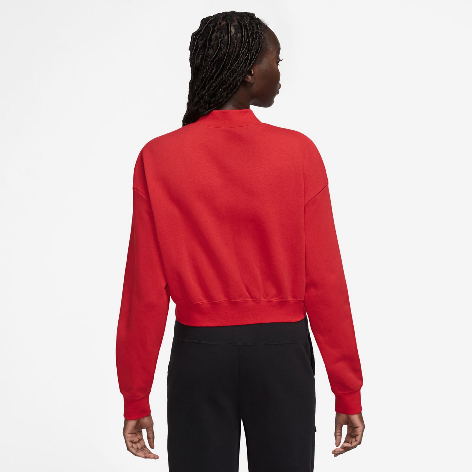 Nike Women's Sportswear Club Fleece Oversized Cropped Full Zip