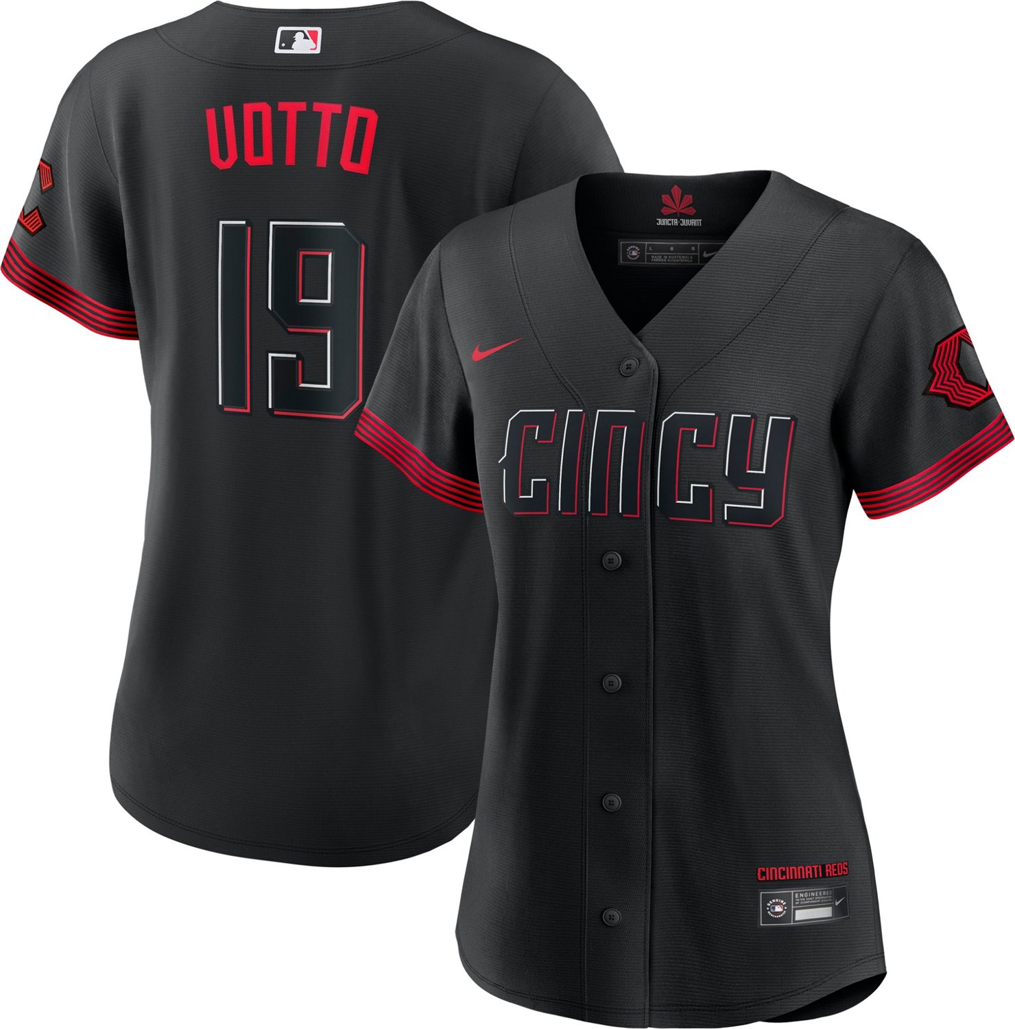 Nike Women's Cincinnati Reds Joey Votto #19 City Connect Replica