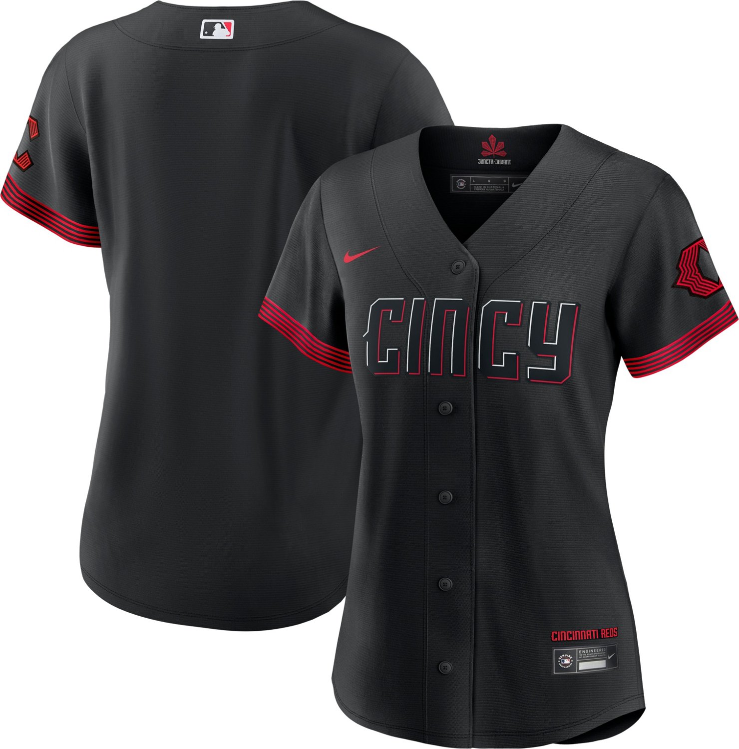 Nike Women's Cincinnati Reds City Connect Replica Jersey - view number 3