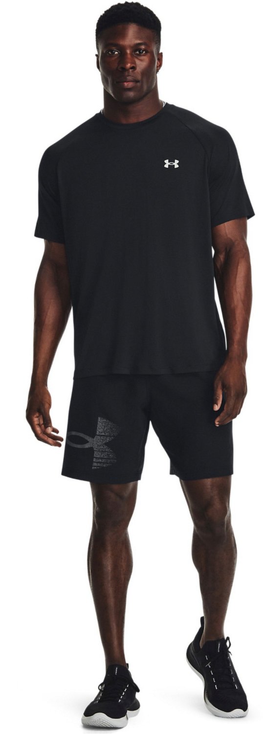 Under Armour Men's Woven Graphic Shorts 8 in Academy