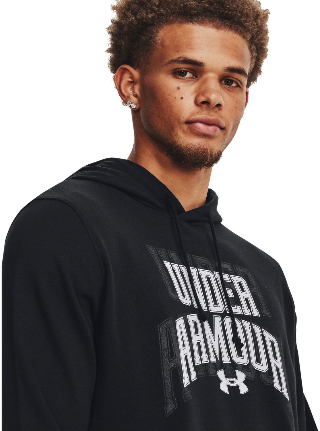 Under Armour Mens' Rival Terry Graphic Hoodie - view number 4
