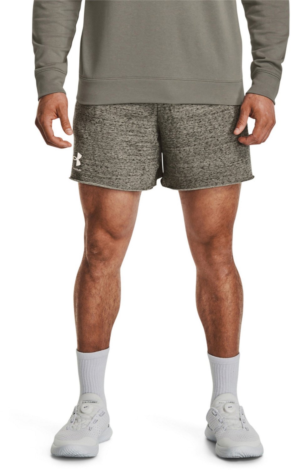 Under Armour Men's Rival Terry Shorts 6 in Academy