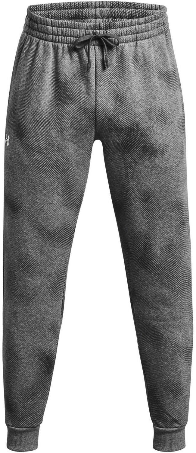 Under Armour Men's Rival Fleece Print Joggers Academy