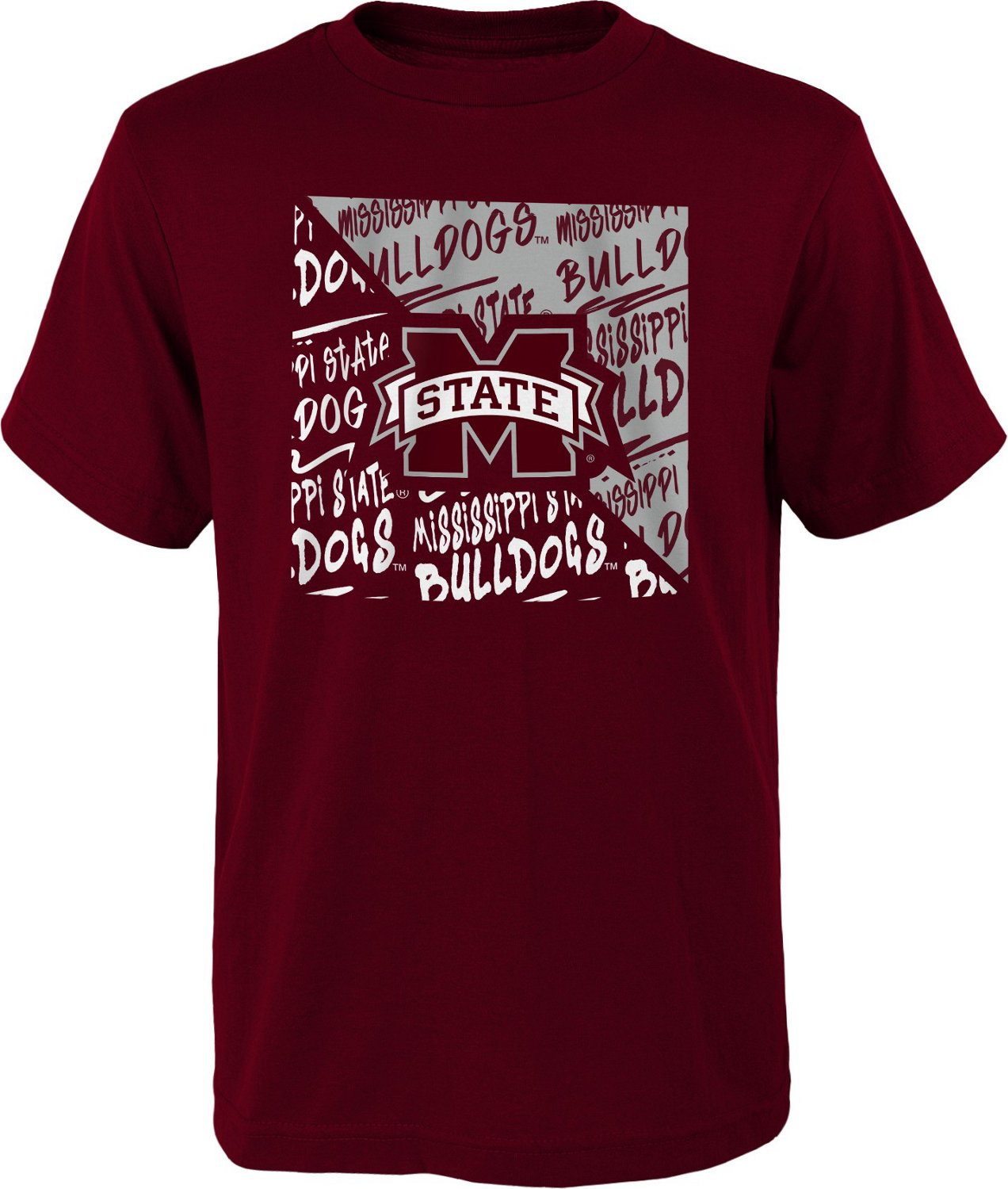 Outerstuff Boys' Mississippi State University Divide T-shirt