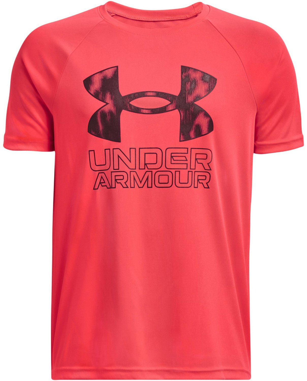 Under Armour Big Boys 8-20 Short Sleeve Sports Style Logo Printed T-Shirt