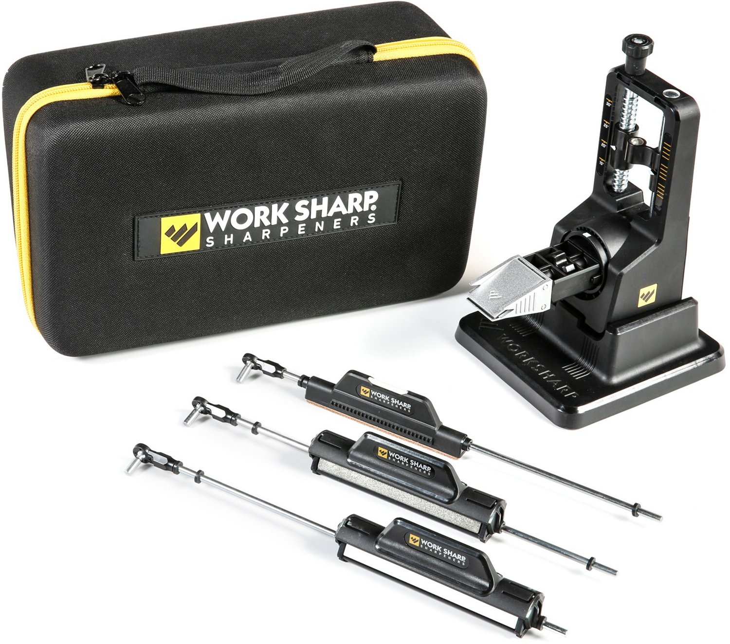 SHARP ROCK Professional Knife Sharpener - 7 Whetstones Precision Angle  Adjustable Sharpening Tool with Ceramic and Diamond Sharpener Kit for