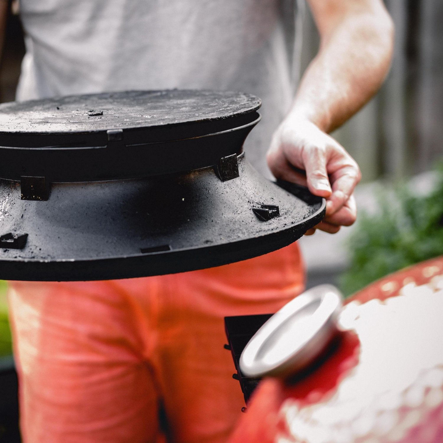 Kamado Joe 18in Classic Joe SloRoller Hyperbolic Smoke Chamber Grill Accessory                                                   - view number 6